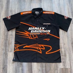 Harley Davidson Racing Jersey Garage Shirt XL
